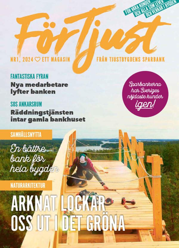 Omslag: Förtjust Kundtidning