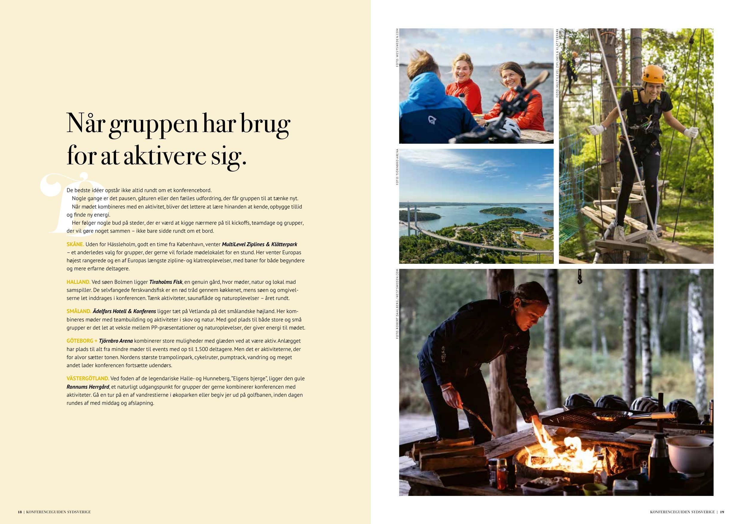 Uppslag ur Sydsverige Konferensguiden