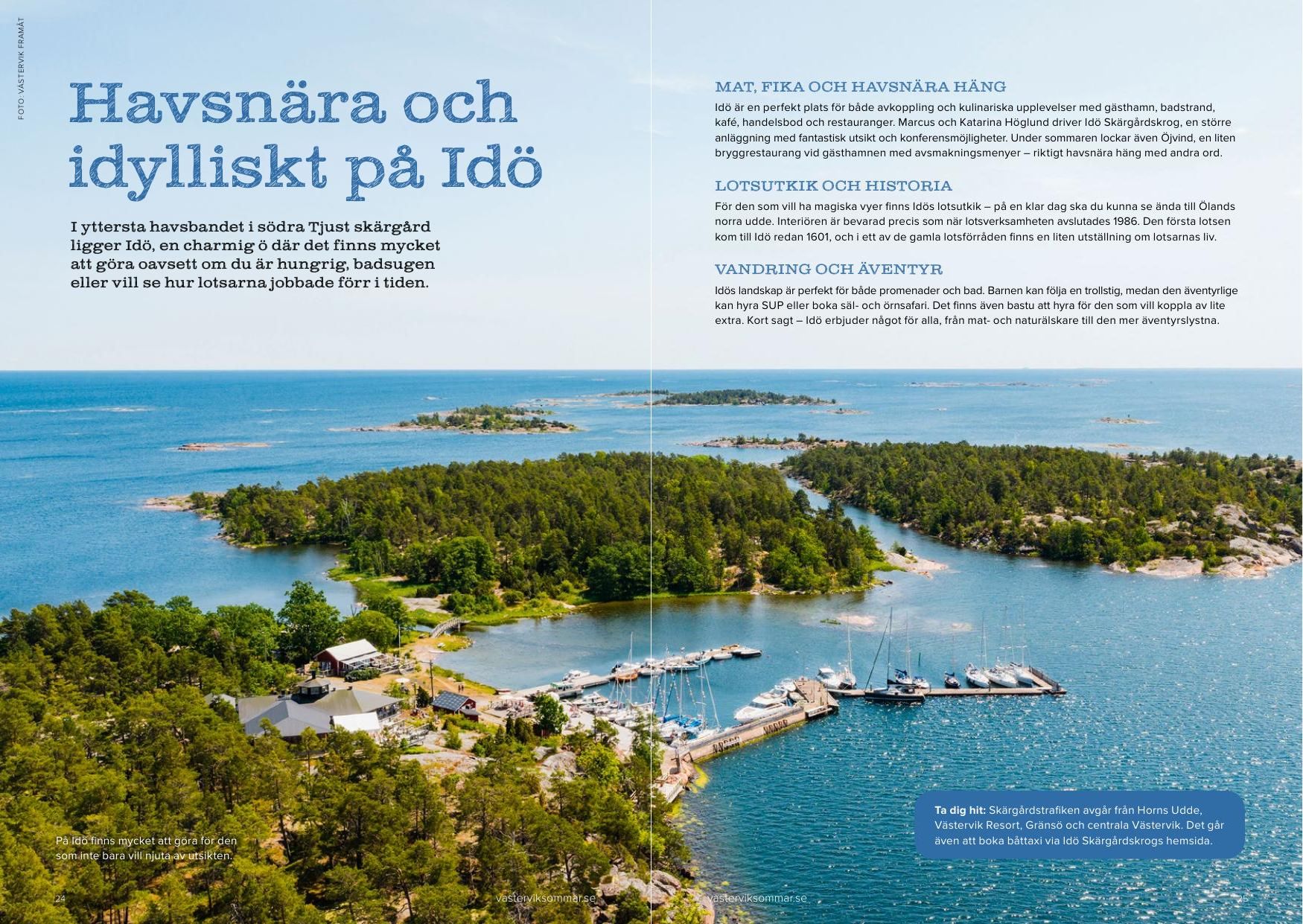 Uppslag ur Västervik Sommar